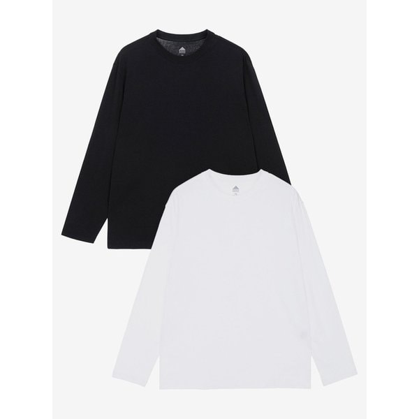 순면30수 릴렉스핏 라운드넥 긴팔티셔츠 2팩 LATS0123