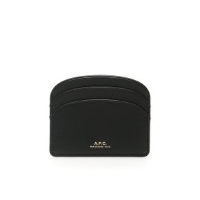 아페쎄 A.p.c. demi-lune card holder Cardholder PXAWV F63270 NOIR