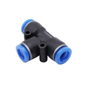 에어 호스 카플러 피팅 12mm 유공압 퀵 커넥터 T자형 밸브