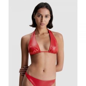 5017167 Calvin Klein Neo Archive Halter Bikini Top - Red