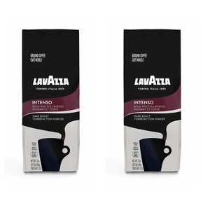 [해외직구]라바짜 인텐소 블렌드 다크 로스트 커피 340g 2팩 Lavazza Intenso Ground Coffee Blend Dark Roast 12oz