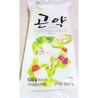  식자재마트 식재료 대신 묵곤약 500g X10개