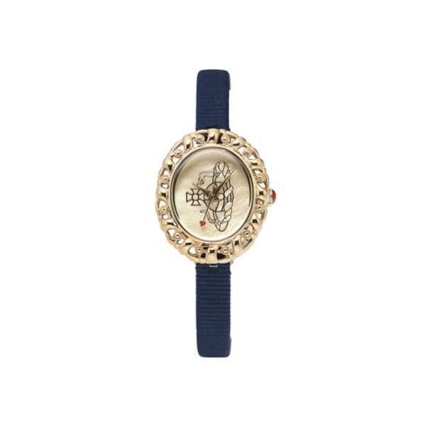 [공식본사정품] 비비안웨스트우드 VV005CMBL 로코코 여성 가죽시계