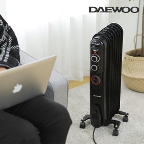 프리미엄 타이머 저소음 라디에이터 7핀 블랙 가정용 업소/사무실용