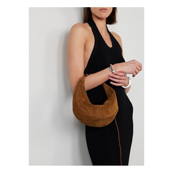 프로엔자슐러 슬라이드 패널 스웨이드 숄더백 1647597338076028