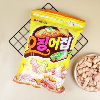  농심 오징어집 260g / 대용량 스낵 간식_