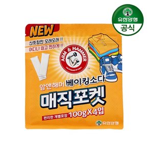 암앤해머 부직포 베이킹소다 탈취제 100g 4입