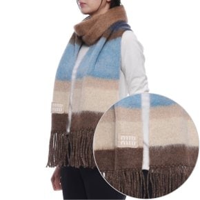 [부산점] [미우미우] 26SS 여성 모헤어 울 혼방 머플러 (5FS094 2CVD F04BD 26S)