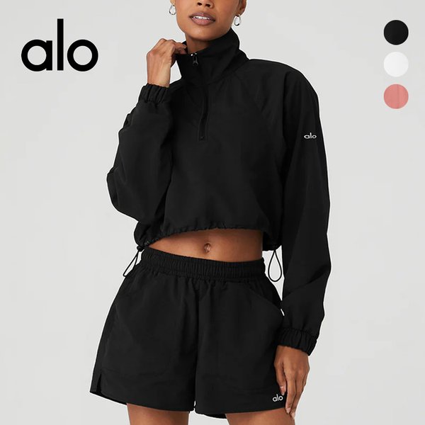 알로 요가 크롭 쿼터집 알룸나이 풀오버 맨투맨 3컬러 ALO ALUMNI PULLOVER - SSG.COM
