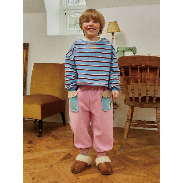 블럭카고팬츠(핑크)