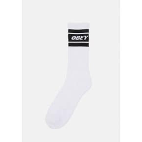 5061454 Obey Clothing COOPER SOCKS UNI - Socks white/black