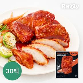 [랠리] 소스 닭다리살 매콤닭갈비맛 100g 30팩