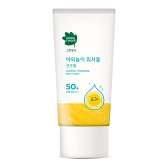 그린핑거 야외놀이 워셔블 선크림 80ml