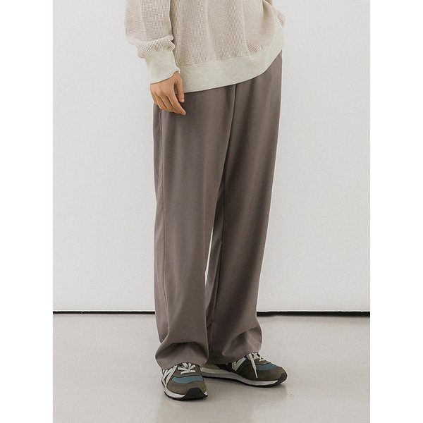 RIPLEY WIDE PANTS SAND GREY (WOOL LIKE)