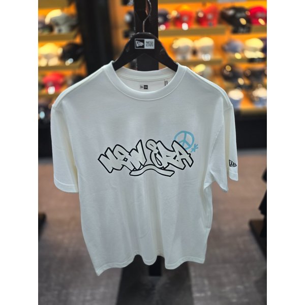 [여주점] (14536410) AP PEACE SYMBOL RS52 O WHT 반팔티