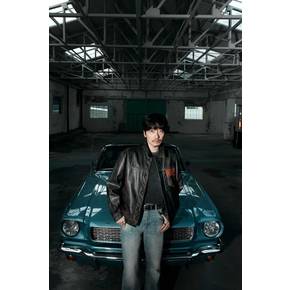 버커루 남성 페이크레더 피그먼트 카라 자켓 (B261LI120P)