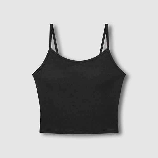 여 코튼 립 롱 크롭브라 J406901002099