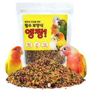 앵무새 필수 영양 주식 앵짱 1kg 앵무새 사료 먹이
