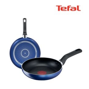 [BIZ][TeFal] 테팔 팬&냄비 PTFE 미드나잇 블루 2종세트 (프라이팬 20cm + 24cm)