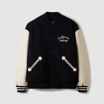 후아유 WHOAU 후아유 Varsity Jacket  WHJJE4T36USG