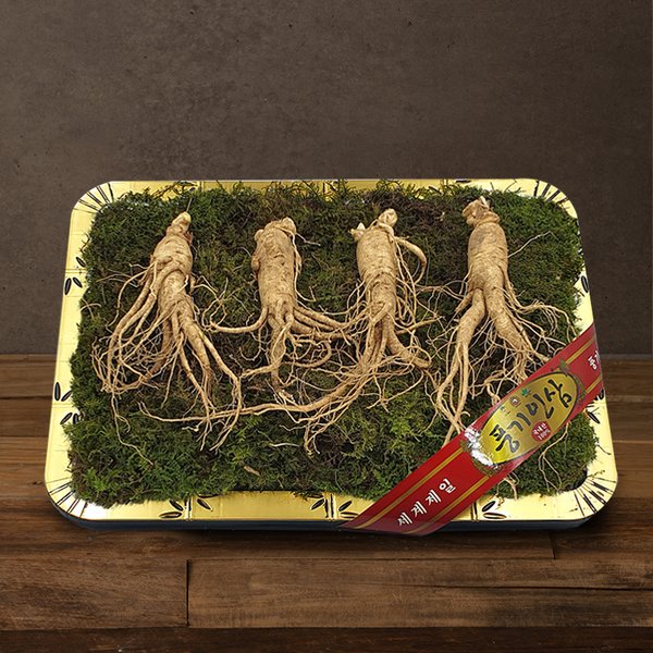 5년근 수삼 1채 750g (3-4뿌리/등바구니)
