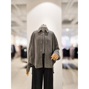 [파주점] [더아이잗컬렉션]염소가죽 셔츠 카라 버튼 자켓 CSRBLT031