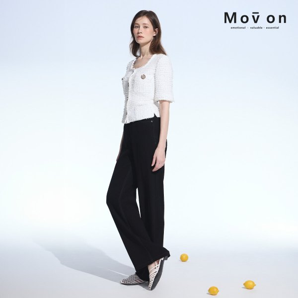모브온 크링클 썸머 데님 팬츠 2종 (25SS)