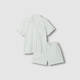 JAJU 여 60수 코튼 3부 파자마 세트 J216201064046