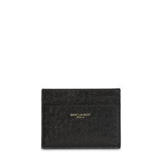 남성 Saint Laurent 가죽 카드 홀더 블랙 78I0B6009 5040001