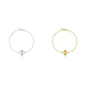 Thin clover bracelet