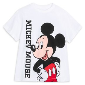 디즈니 미키 마우스 백 투 프론트 여성용 티셔츠