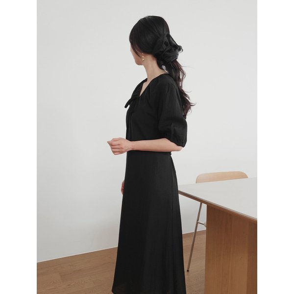 엘리스 링클셔링 원피스_블랙