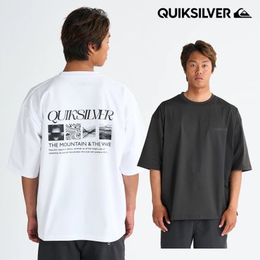 퀵실버 남성 오버핏 반팔 래쉬가드 GW INTERCONNECT SS (QF21RE031)