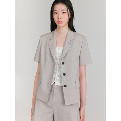 구호 플러스 Back Strap Regular Fit Jacket  Khaki (KE5511M02H)