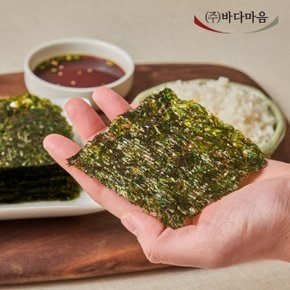 바다마음 먹기좋게 자른 두번구운 청곱창김 1봉