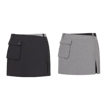 마스터바니 (421E3PC203) 25F/W 여성 컬러 블록 빅 포켓 큐롯 스커트