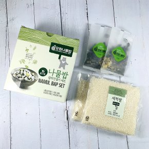 [횡성 청태산농장]OK농부오손농손 강원나물밥세트(나물,세척쌀/2인분)