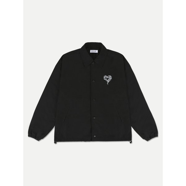 SUNSET Over fit Coach Jacket AOU101 (Black)