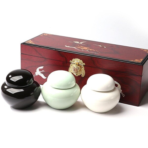궁중 전통차 선물세트 300g x 3 (쌍화,홍삼,생강)