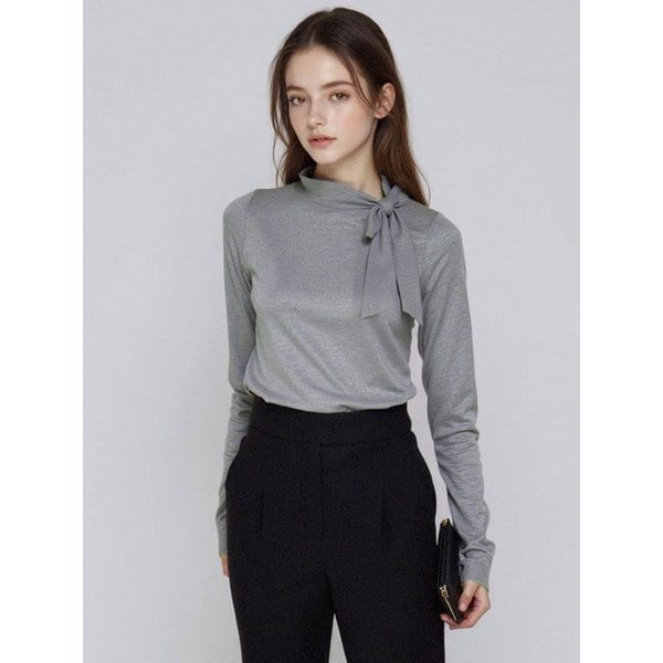 메탈리본티블라우스 BBRLTB002D