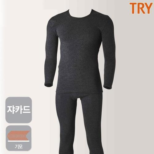 [트라이] 남성 겨울 내복 내의 한파 방한 기모 남상하 D71(1)