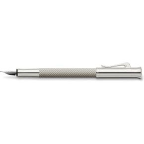 독일 파버카스텔 만년필 Graf von Faber-Castell Guilloche Cisele Fountain Pen - Light Grey 1