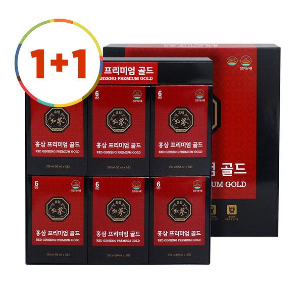 [쇼핑백 증정](1+1)휴럼 홍삼프리미엄골드 50ml*30포