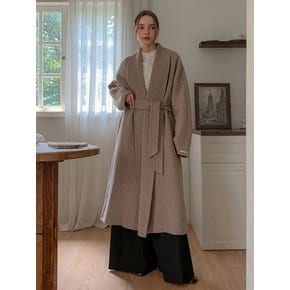 Shawl Collar Wool Handmade Long Coat (3colors) VCOAT_002