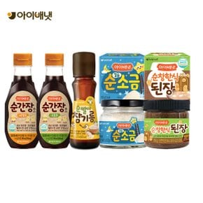 순간장2종 된장 소금 참기름 세트
