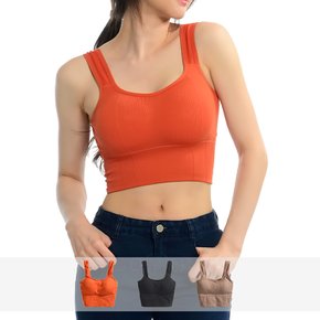 넓은끈 크롭브라탑 캡나시 요가복 hd5345