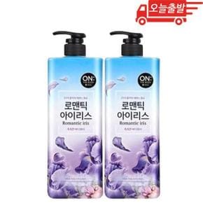 오늘출발 온더바디 플라워 바디워시 아이리스 900ml 2개