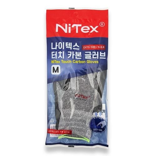 나이텍스 터치 반코팅 코팅 안전 작업용 nbr 장갑 M X ( 3매입 )