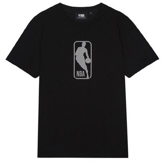 NBA SH01 빅로고 반팔 티셔츠(블랙) N222TS951P