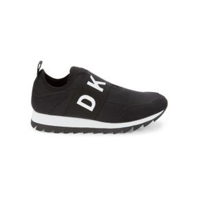 3411443 DKNY Adelia Logo Slip On sneakers 스니커즈 - BLACK WHITE